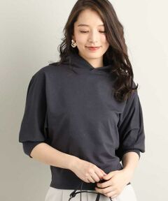 MK MICHEL KLEIN / エムケーミッシェルクラン カットソー | 【洗濯機で洗える】デザインネックカットソー