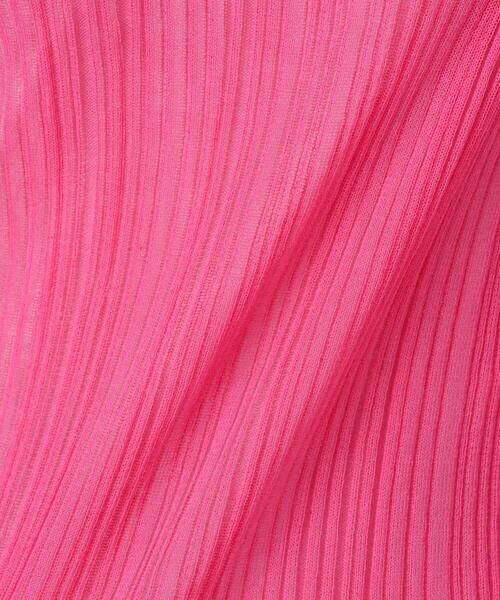 MK MICHEL KLEIN / エムケーミッシェルクラン ニット・セーター | ハイネックシアーリブニット/洗える | 詳細14