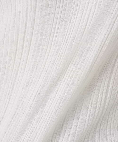 MK MICHEL KLEIN / エムケーミッシェルクラン ニット・セーター | ハイネックシアーリブニット/洗える | 詳細16