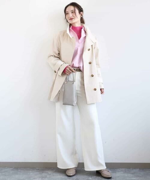 MK MICHEL KLEIN / エムケーミッシェルクラン ニット・セーター | ハイネックシアーリブニット/洗える | 詳細7