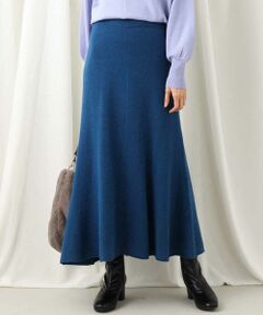 MK MICHEL KLEIN / エムケーミッシェルクラン ロング・マキシ丈スカート | 【InRed12月号掲載/洗える】フレアーニットスカート