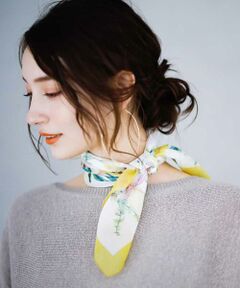 MK MICHEL KLEIN / エムケーミッシェルクラン マフラー・ショール・スヌード・ストール | 【洗える】花柄スカーフ