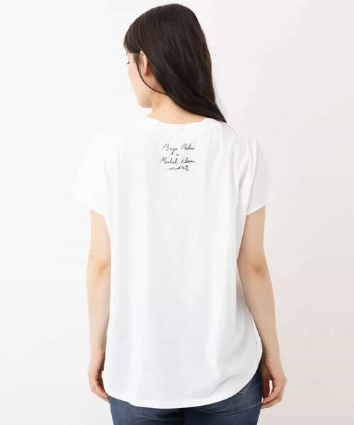 MK MICHEL KLEIN / エムケーミッシェルクラン カットソー | 【Beya Rebai×MICHEL KLEIN】コラボTシャツ(街) | 詳細4