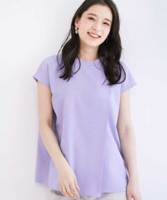 MK MICHEL KLEIN / エムケーミッシェルクラン シャツ・ブラウス | 【洗える】アシンメトリータックブラウス