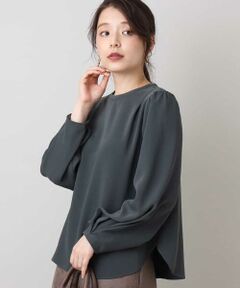 MK MICHEL KLEIN / エムケーミッシェルクラン シャツ・ブラウス | 【洗える】ボリュームタックスリーブブラウス