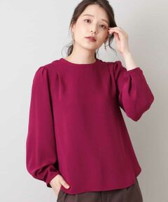 MK MICHEL KLEIN / エムケーミッシェルクラン シャツ・ブラウス | 【洗える】ボリュームタックスリーブブラウス