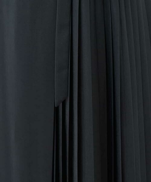 MK MICHEL KLEIN / エムケーミッシェルクラン ロング・マキシ丈スカート | 【洗える】ラップ風プリーツディティールスカート | 詳細10