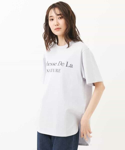 セール 洗える コットンロゴtシャツ カットソー Mk Michel Klein エムケーミッシェルクラン ファッション通販 タカシマヤファッションスクエア