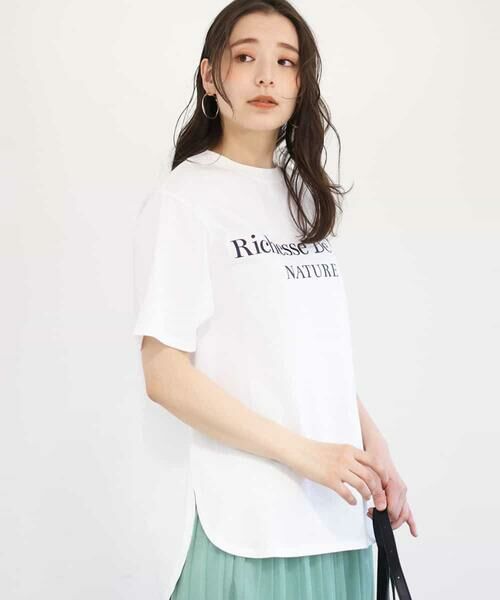 セール 洗える コットンロゴtシャツ カットソー Mk Michel Klein エムケーミッシェルクラン ファッション通販 タカシマヤファッションスクエア