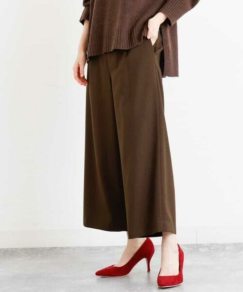 洗濯機で洗える ウールライク ワイドパンツ その他パンツ Mk Michel Klein エムケーミッシェルクラン ファッション通販 タカシマヤファッションスクエア