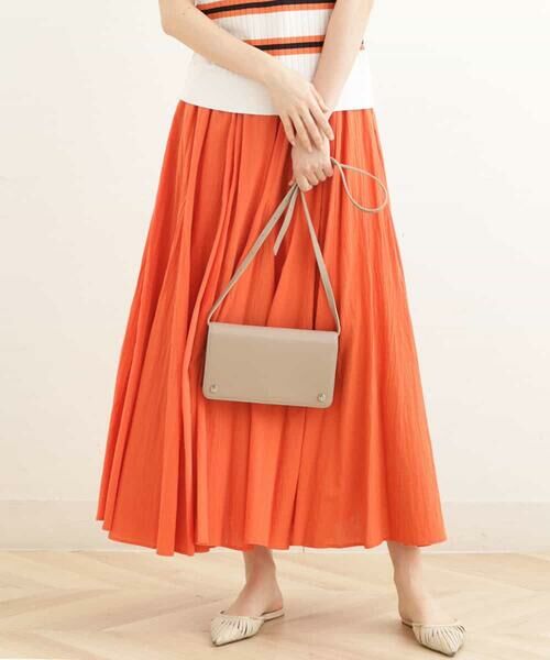 セール ボリュームフレアスカート 洗える ロング マキシ丈スカート Mk Michel Klein エムケーミッシェルクラン ファッション通販 タカシマヤファッションスクエア