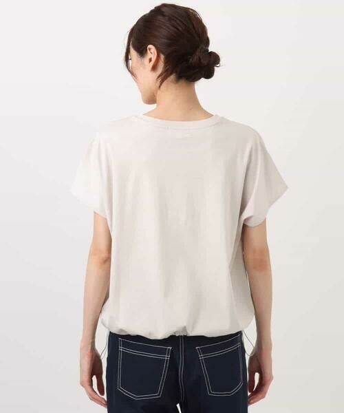 MK MICHEL KLEIN / エムケーミッシェルクラン カットソー | 裾ドロストデザインカットソー/接触冷感/洗える | 詳細20