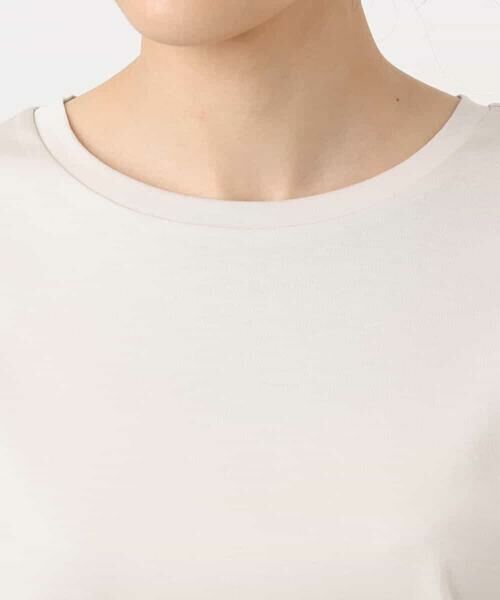 MK MICHEL KLEIN / エムケーミッシェルクラン カットソー | 裾ドロストデザインカットソー/接触冷感/洗える | 詳細21