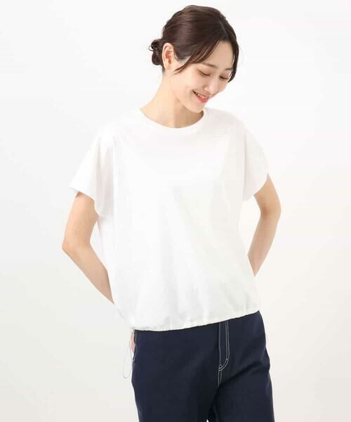 MK MICHEL KLEIN / エムケーミッシェルクラン カットソー | 裾ドロストデザインカットソー/接触冷感/洗える | 詳細26