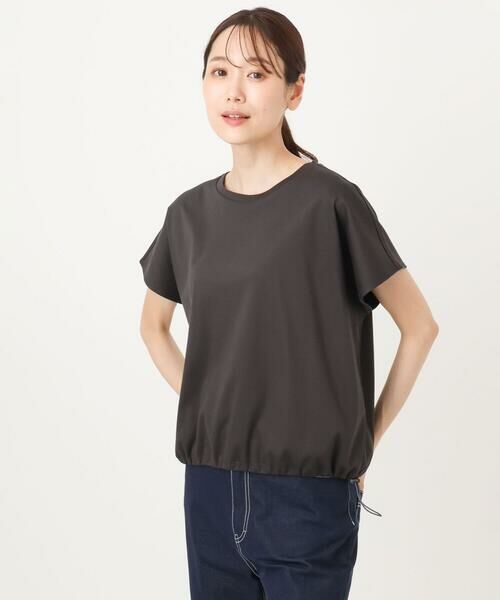 MK MICHEL KLEIN / エムケーミッシェルクラン カットソー | 裾ドロストデザインカットソー/接触冷感/洗える | 詳細28