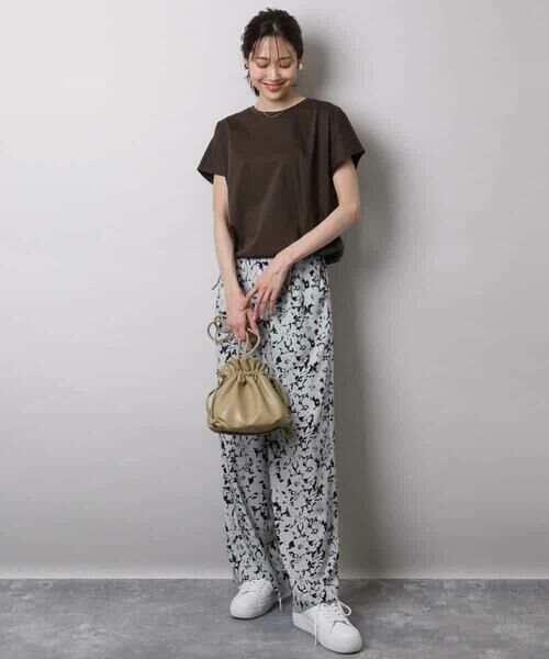 MK MICHEL KLEIN / エムケーミッシェルクラン カットソー | 裾ドロストデザインカットソー/接触冷感/洗える | 詳細3