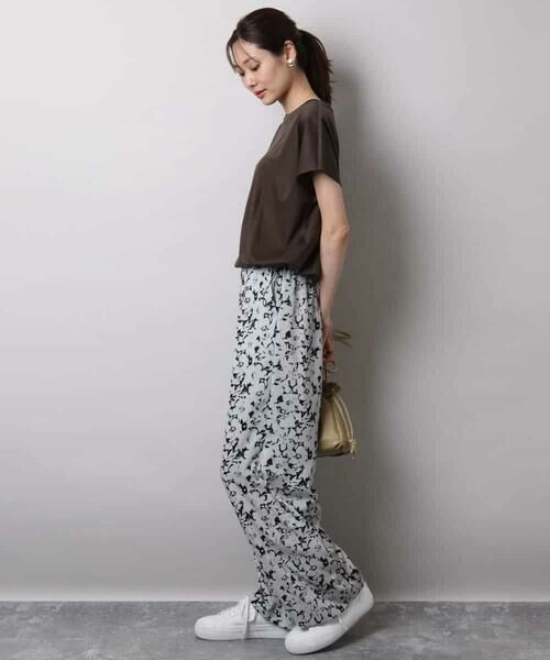 MK MICHEL KLEIN / エムケーミッシェルクラン カットソー | 裾ドロストデザインカットソー/接触冷感/洗える | 詳細4