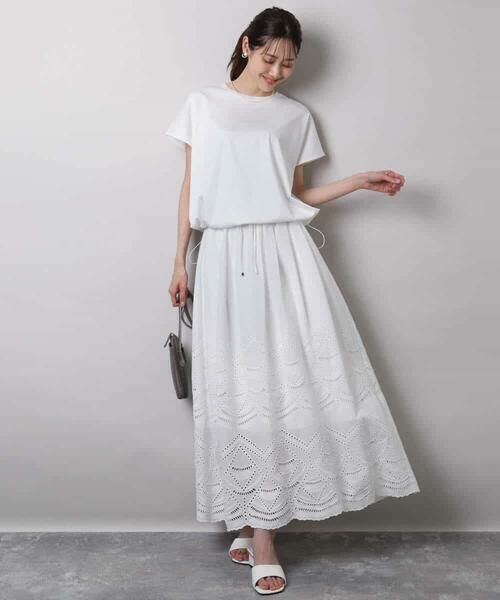 MK MICHEL KLEIN / エムケーミッシェルクラン カットソー | 裾ドロストデザインカットソー/接触冷感/洗える | 詳細7