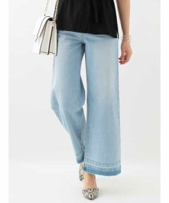 MK MICHEL KLEIN / エムケーミッシェルクラン チノ・ワークパンツ | ハイウエストデニムワイドパンツ