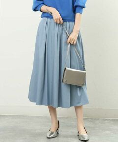 MK MICHEL KLEIN / エムケーミッシェルクラン ロング・マキシ丈スカート | リバーシブル2カラースカート/洗える