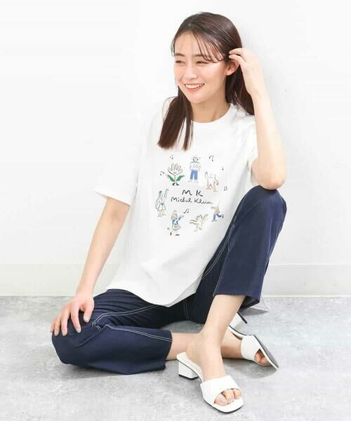 MK MICHEL KLEIN / エムケーミッシェルクラン カットソー | 【Marie Assenat×MK MICHEL KLEIN】30周年記念コラボTシャツ | 詳細2