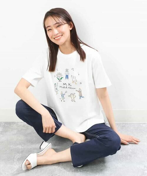 MK MICHEL KLEIN / エムケーミッシェルクラン カットソー | 【Marie Assenat×MK MICHEL KLEIN】30周年記念コラボTシャツ | 詳細4