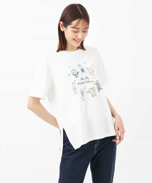 MK MICHEL KLEIN / エムケーミッシェルクラン カットソー | 【Marie Assenat×MK MICHEL KLEIN】30周年記念コラボTシャツ | 詳細7