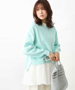 MK MICHEL KLEIN / エムケーミッシェルクラン ニット・セーター | ショート丈Vネックニット/洗える