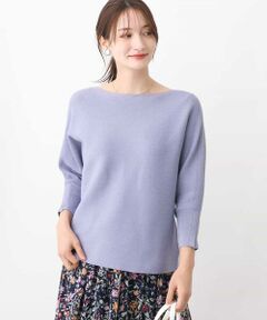 MK MICHEL KLEIN / エムケーミッシェルクラン ニット・セーター | ドルマンスリーブラメニット/洗える