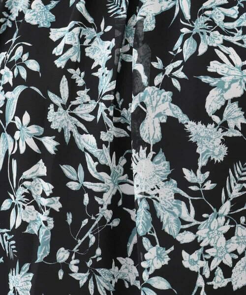 MK MICHEL KLEIN / エムケーミッシェルクラン シャツ・ブラウス | 花柄シフォンブラウス/洗える | 詳細28