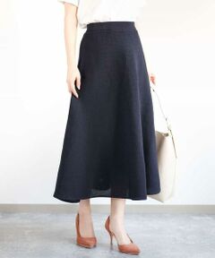 MK MICHEL KLEIN / エムケーミッシェルクラン ロング・マキシ丈スカート | フレアシルエットスポディッシュニットスカート/洗える