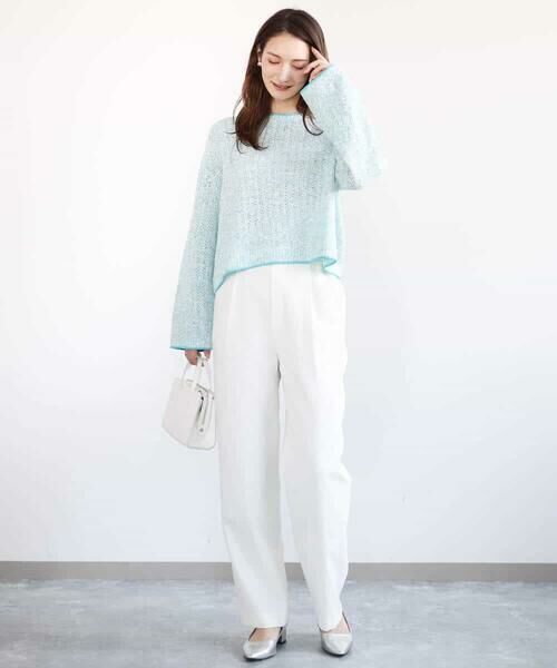 MK MICHEL KLEIN / エムケーミッシェルクラン チノ・ワークパンツ | ドライタッチイージーストレッチパンツ/洗える | 詳細10