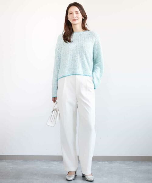 MK MICHEL KLEIN / エムケーミッシェルクラン チノ・ワークパンツ | ドライタッチイージーストレッチパンツ/洗える | 詳細11