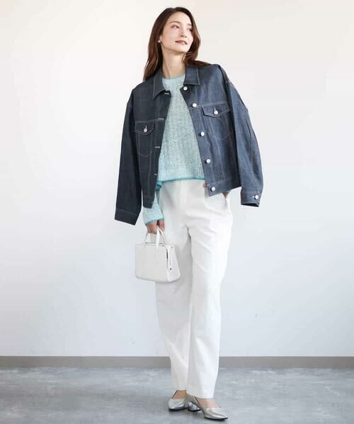 MK MICHEL KLEIN / エムケーミッシェルクラン チノ・ワークパンツ | ドライタッチイージーストレッチパンツ/洗える | 詳細12