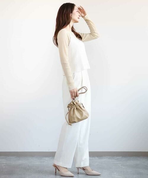 MK MICHEL KLEIN / エムケーミッシェルクラン チノ・ワークパンツ | ドライタッチイージーストレッチパンツ/洗える | 詳細25