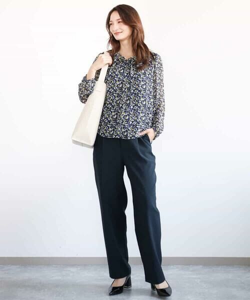 MK MICHEL KLEIN / エムケーミッシェルクラン チノ・ワークパンツ | ドライタッチイージーストレッチパンツ/洗える | 詳細3