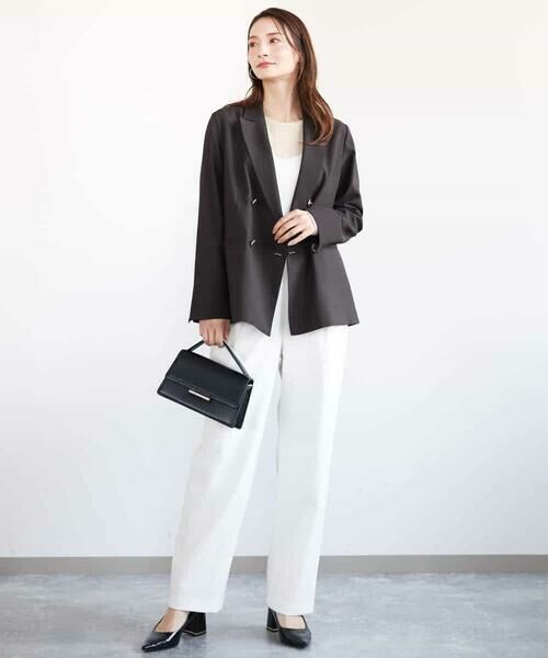 MK MICHEL KLEIN / エムケーミッシェルクラン チノ・ワークパンツ | ドライタッチイージーストレッチパンツ/洗える | 詳細30