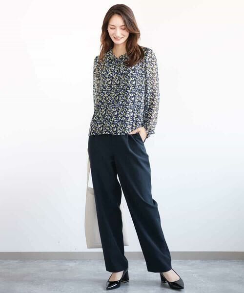 MK MICHEL KLEIN / エムケーミッシェルクラン チノ・ワークパンツ | ドライタッチイージーストレッチパンツ/洗える | 詳細4