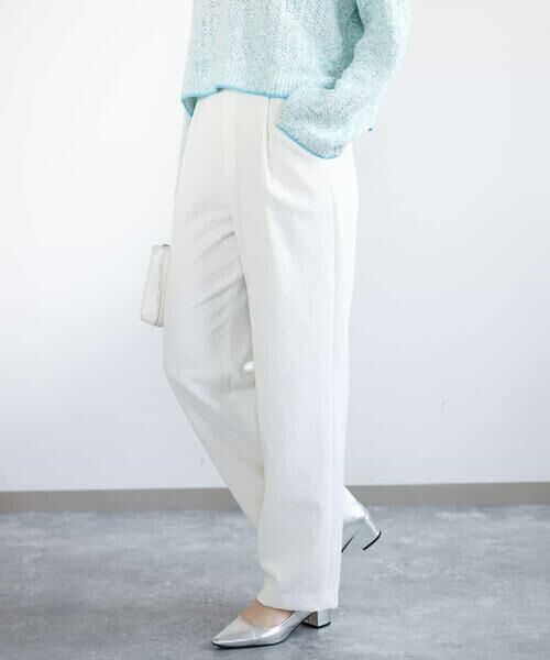 MK MICHEL KLEIN / エムケーミッシェルクラン チノ・ワークパンツ | ドライタッチイージーストレッチパンツ/洗える | 詳細6