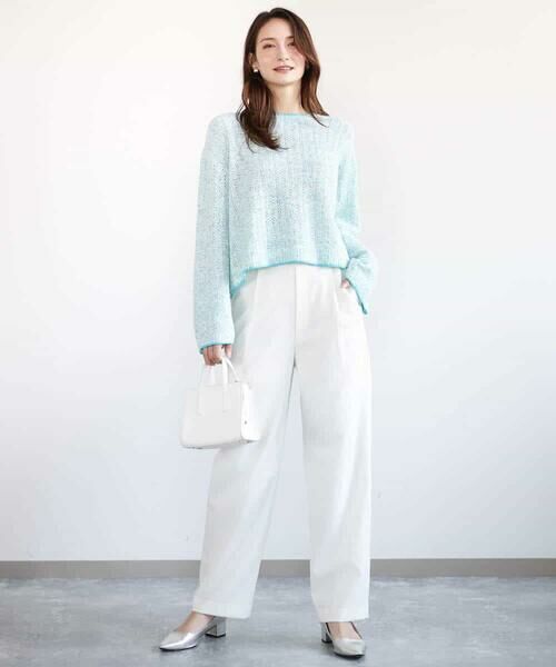 MK MICHEL KLEIN / エムケーミッシェルクラン チノ・ワークパンツ | ドライタッチイージーストレッチパンツ/洗える | 詳細9