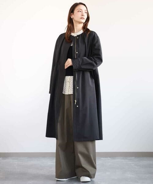 MK MICHEL KLEIN / エムケーミッシェルクラン チノ・ワークパンツ | ライトツイル2タックワイドパンツ/洗える | 詳細24