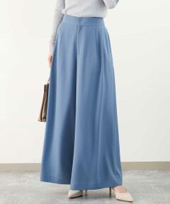 MK MICHEL KLEIN / エムケーミッシェルクラン チノ・ワークパンツ | ドレープツイルワイドパンツ/洗える