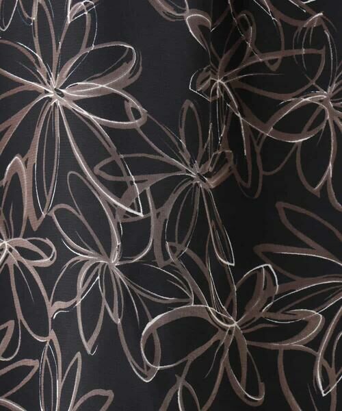 MK MICHEL KLEIN / エムケーミッシェルクラン シャツ・ブラウス | ラインフラワーシフォンブラウス/洗える | 詳細27