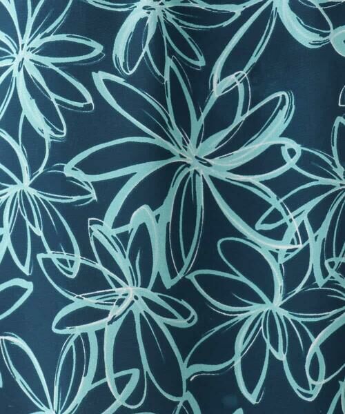 MK MICHEL KLEIN / エムケーミッシェルクラン シャツ・ブラウス | ラインフラワーシフォンブラウス/洗える | 詳細29