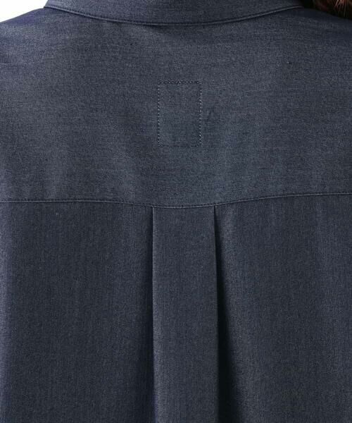 MK MICHEL KLEIN / エムケーミッシェルクラン シャツ・ブラウス | デニムライクシャツブラウス/洗える | 詳細18