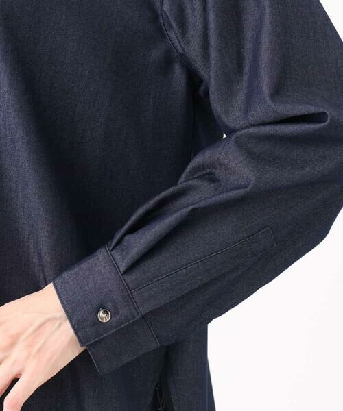 MK MICHEL KLEIN / エムケーミッシェルクラン シャツ・ブラウス | デニムライクシャツブラウス/洗える | 詳細19