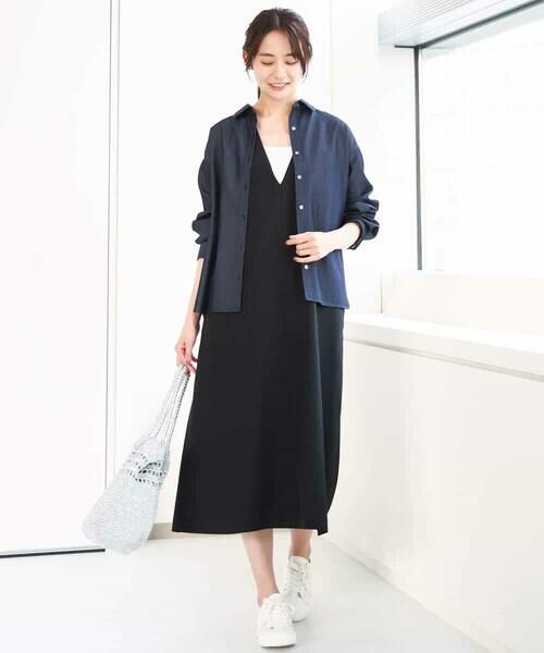 MK MICHEL KLEIN / エムケーミッシェルクラン シャツ・ブラウス | デニムライクシャツブラウス/洗える | 詳細2