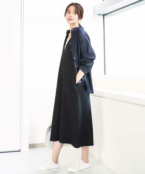 MK MICHEL KLEIN / エムケーミッシェルクラン シャツ・ブラウス | デニムライクシャツブラウス/洗える | 詳細3