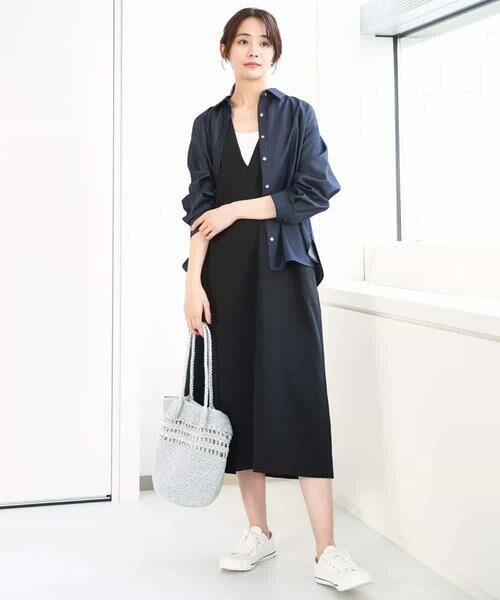 MK MICHEL KLEIN / エムケーミッシェルクラン シャツ・ブラウス | デニムライクシャツブラウス/洗える | 詳細5