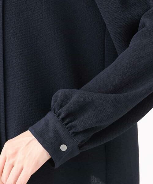 MK MICHEL KLEIN / エムケーミッシェルクラン シャツ・ブラウス | ピンタックデザインジョーゼットブラウス/洗える | 詳細23